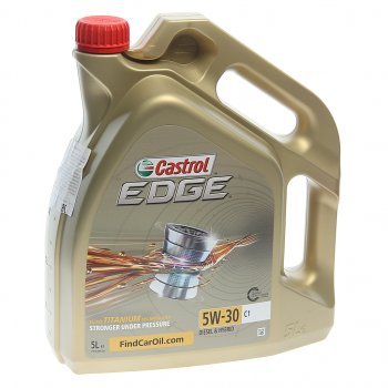 8 499 р. Масло моторное EDGE C1 5W30 синт.5л CASTROL CASTROL 15b943  с доставкой в г. Керчь. Увеличить фотографию 1