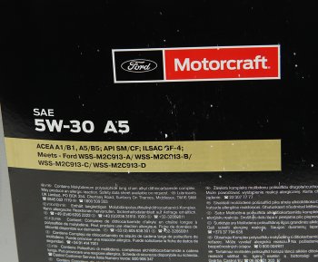 5 449 р. Масло моторное FORD 5W30 синт.5л (ЗАМЕНА НА 15F1CF) OE FORD 15cf54 FORD 15cf54  с доставкой в г. Керчь. Увеличить фотографию 2