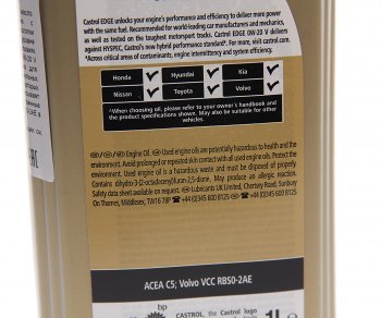 2 099 р. Масло моторное EDGE V 0W20 синт.1л CASTROL CASTROL 15f706  с доставкой в г. Керчь. Увеличить фотографию 2