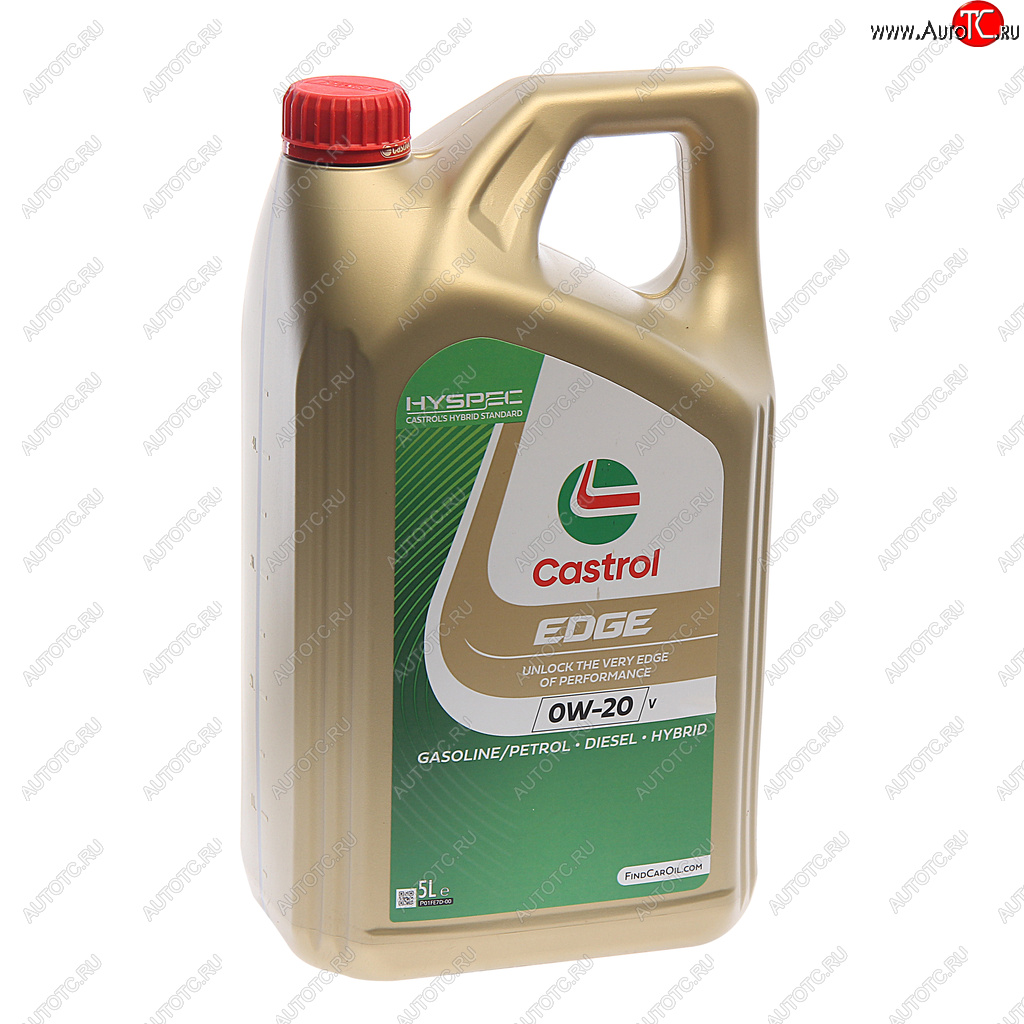 8 999 р. Масло моторное EDGE V 0W20 синт.5л CASTROL CASTROL 15f709  с доставкой в г. Керчь