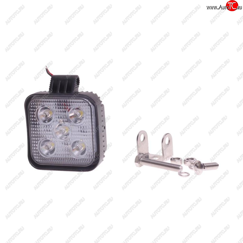 949 р. Фара рабочего света 85х85x38мм 20Вт (5 светодиодов) LED ECO LINE ECO LINE 1603-300305 ECO LINE 1603-300305  с доставкой в г. Керчь