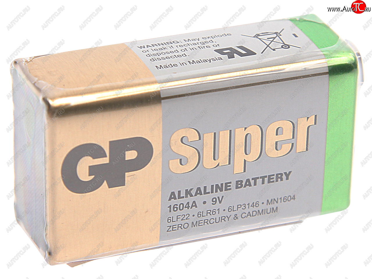 399 р. Батарейка KRONA 6LR61 9V термопленка 1шт. GP GP 1604a-s1  с доставкой в г. Керчь