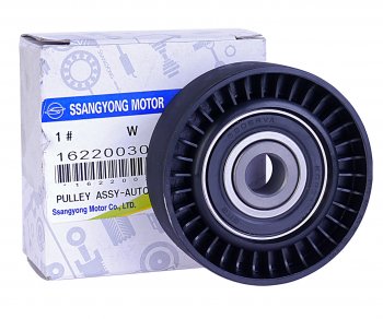 2 599 р. Ролик приводного ремня SSANGYONG Kyron (06-),Rexton (02-) (E2832) натяжителя OE SSANGYONG 1622003070  с доставкой в г. Керчь. Увеличить фотографию 1