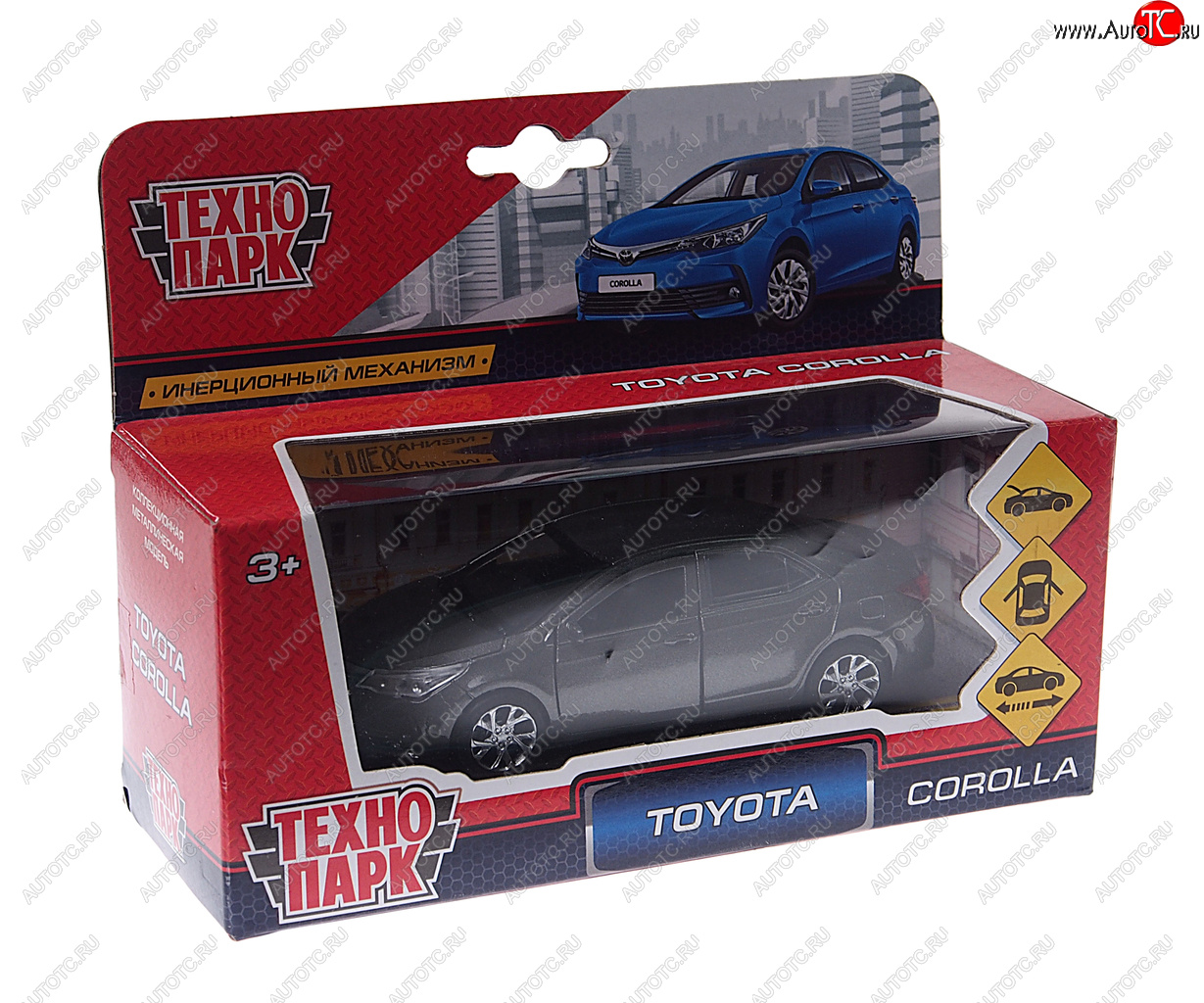 799 р. Модель автомобиля TOYOTA Corolla металлическая ТЕХНОПАРК ТЕХНОПАРК 162590  с доставкой в г. Керчь