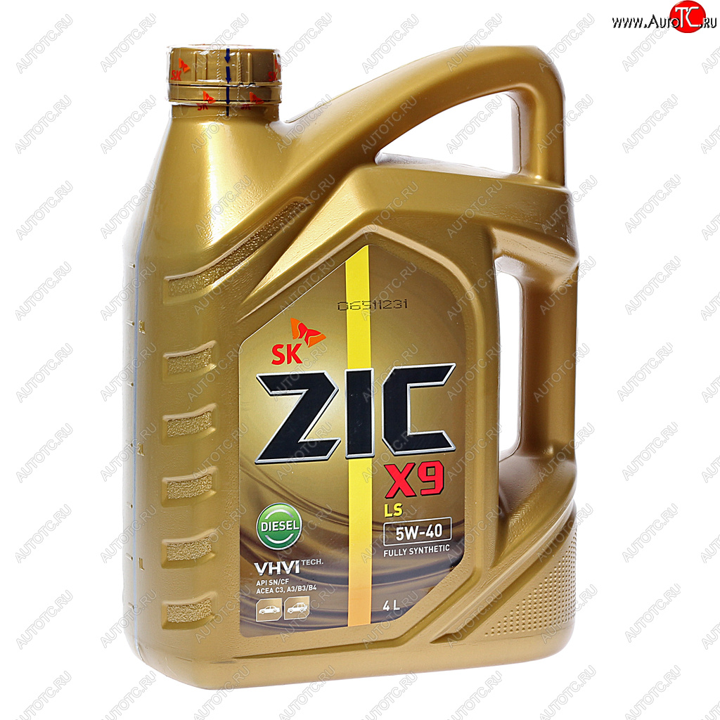 4 899 р. Масло дизельное X9 LS DIESEL SNCFC3 5W40 синт.4л ZIC ZIC 162609  с доставкой в г. Керчь