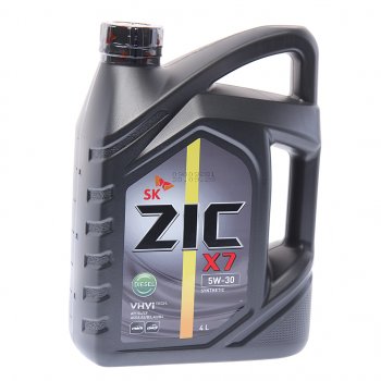 3 389 р. Масло дизельное Х7 DIESEL SLCFA3B3A3B4 5W30 синт.4л ZIC ZIC 162610  с доставкой в г. Керчь. Увеличить фотографию 1