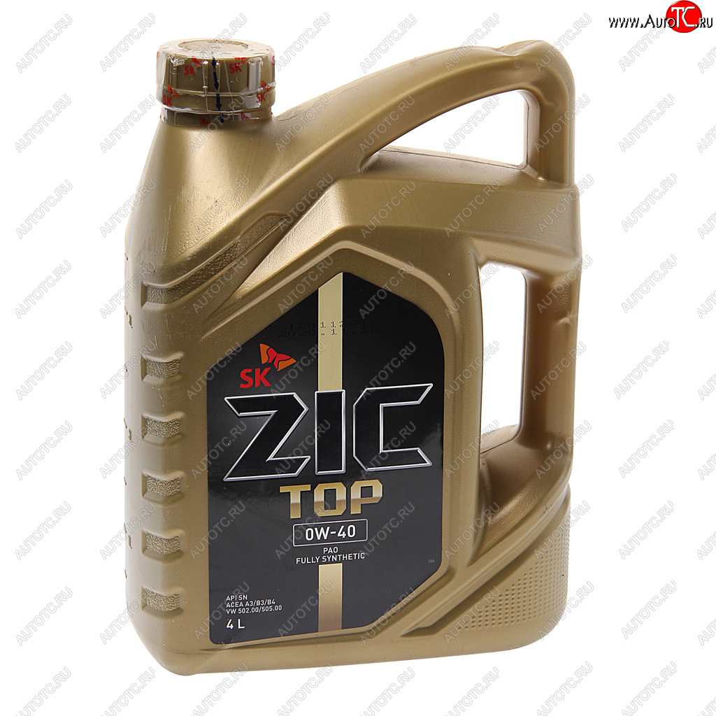 5 999 р. Масло моторное ZIC TOP SNCFA3B3A3B4 0W40 синт.4л ZIC ZIC 162611  с доставкой в г. Керчь