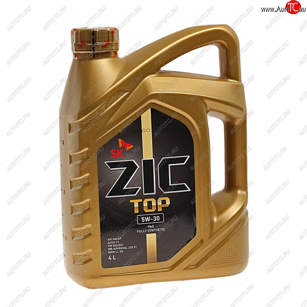 5 849 р. Масло моторное ZIC TOP LS SNCFC3 5W30 синт.4л ZIC ZIC 162612  с доставкой в г. Керчь