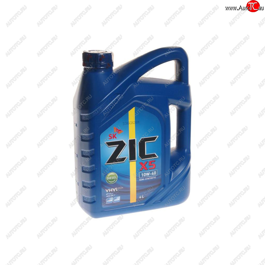 2 699 р. Масло дизельное X5 DIESEL CI-4SL 10W40 псинт.4л ZIC ZIC 162660  с доставкой в г. Керчь