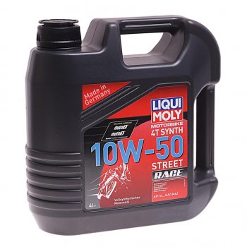 7 699 р. Масло моторное для 4-х тактных двигателей RACING SYNTH 4T 10W50 синт.4л LIQUI MOLY LIQUI MOLY 1686  с доставкой в г. Керчь. Увеличить фотографию 1