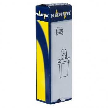 76 р. Лампа 24V 1.2W BAX8.5d2 серый патрон Plastic Base NARVA NARVA 170393000  с доставкой в г. Керчь. Увеличить фотографию 1
