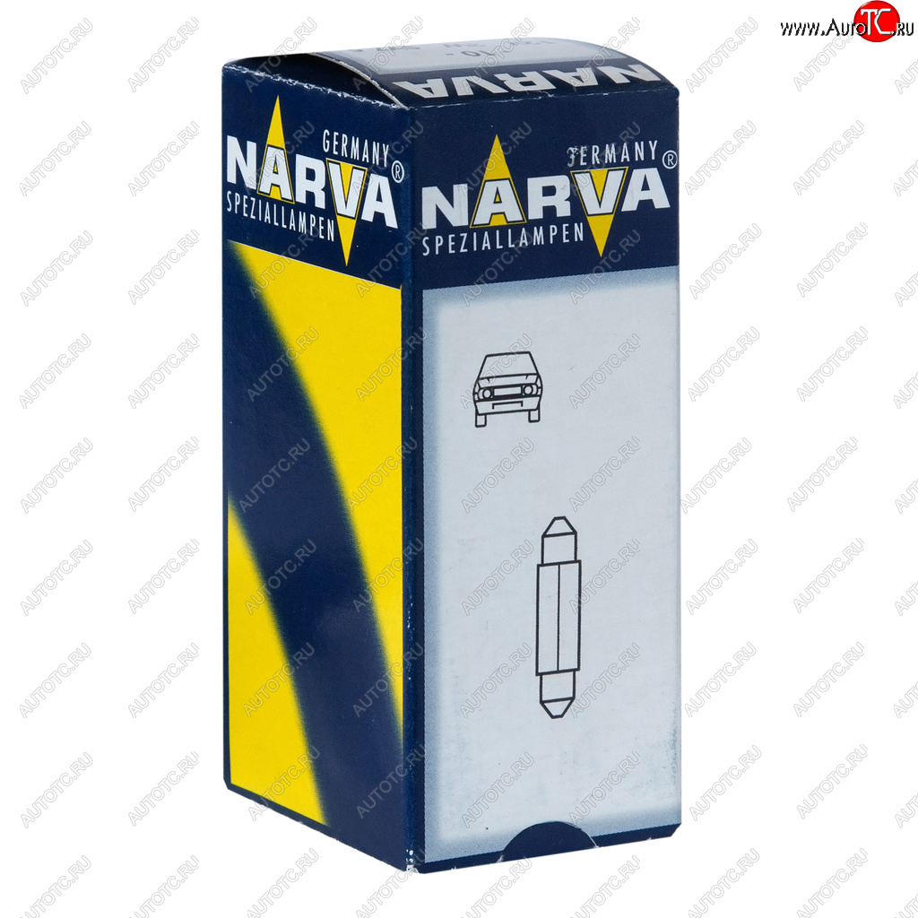73 р. Лампа 12V C3W SV8.5 28мм Festoon NARVA NARVA 170943000  с доставкой в г. Керчь