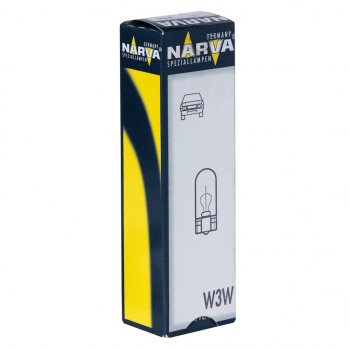 29 р. Лампа 12V W3W W2.1x9.5d NARVA NARVA 170973000  с доставкой в г. Керчь. Увеличить фотографию 1