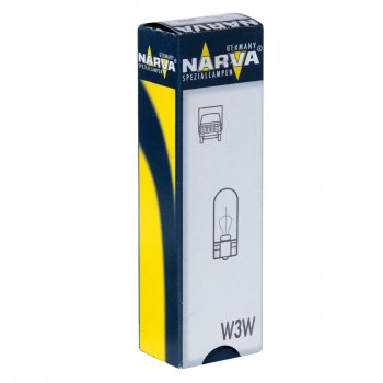 38 р. Лампа 24V W3W W2.1x9.5d NARVA NARVA 171093000  с доставкой в г. Керчь. Увеличить фотографию 1