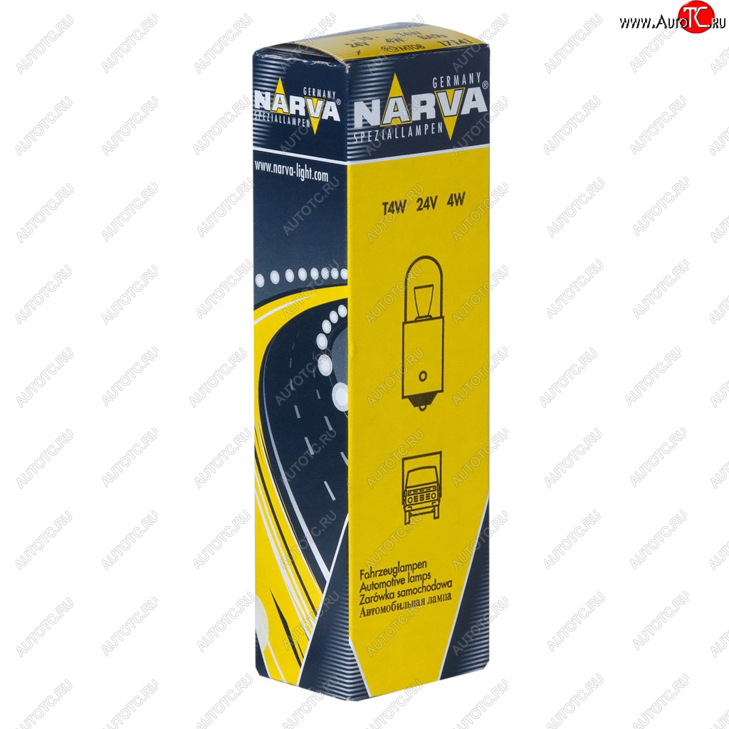 38 р. Лампа 24V T4W BA9s NARVA NARVA 171413000  с доставкой в г. Керчь