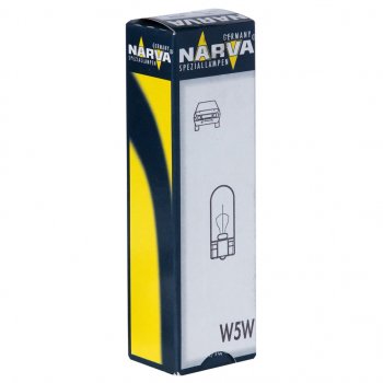 31 р. Лампа 12V W5W T10 W2.1x9.5d NARVA NARVA 171773000  с доставкой в г. Керчь. Увеличить фотографию 1