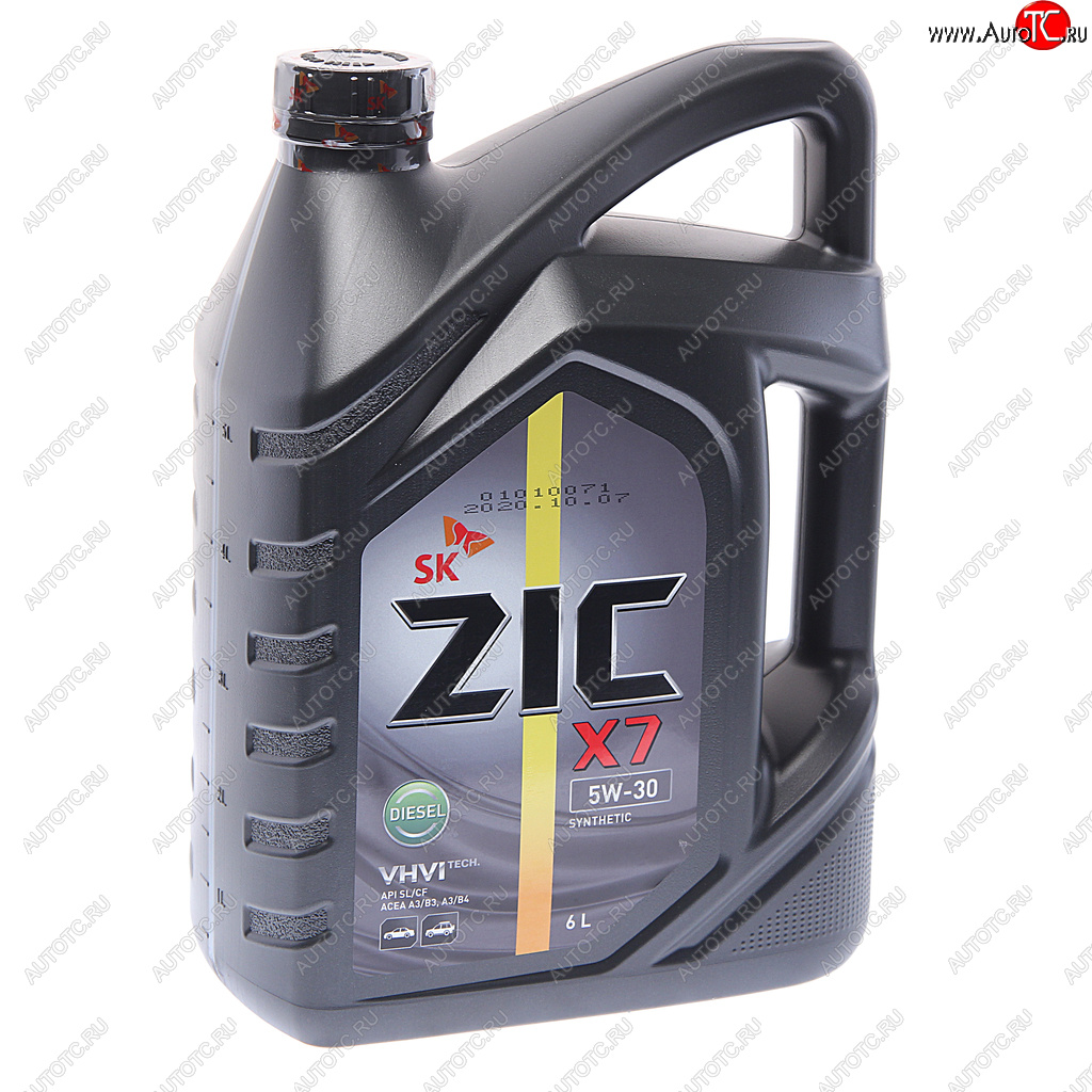 5 449 р. Масло дизельное Х7 DIESEL SLCFA3B3A3B4 5W30 синт.6л ZIC ZIC 172610  с доставкой в г. Керчь