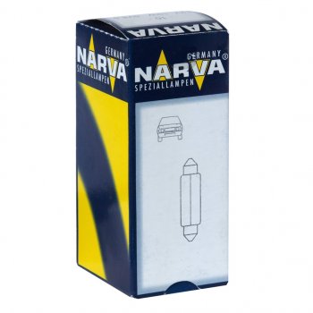 46 р. Лампа 12V C10W SV8.5 36мм Festoon NARVA NARVA 173163000  с доставкой в г. Керчь. Увеличить фотографию 1