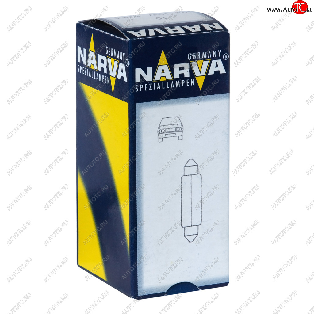46 р. Лампа 12V C10W SV8.5 36мм Festoon NARVA NARVA 173163000  с доставкой в г. Керчь