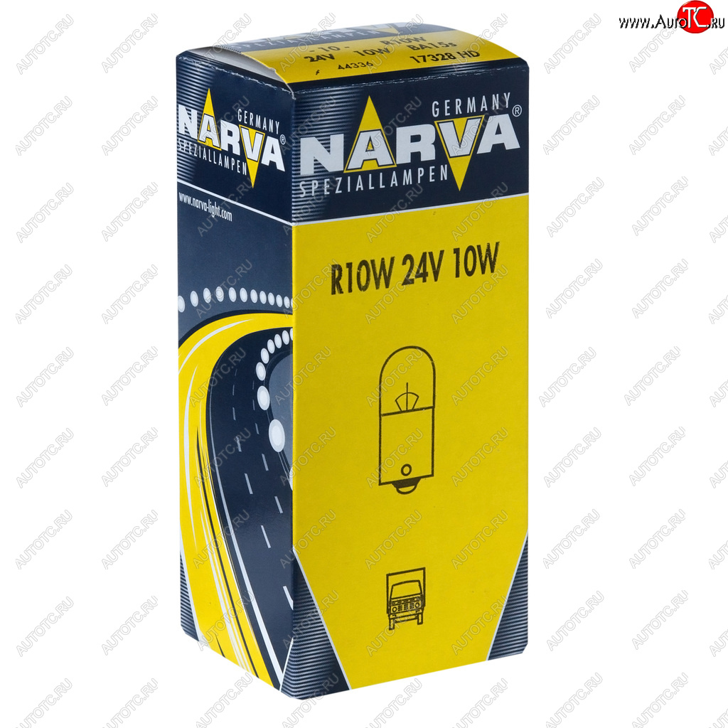 54 р. Лампа 24V R10W BA15s Heavy Duty NARVA NARVA 173283000  с доставкой в г. Керчь