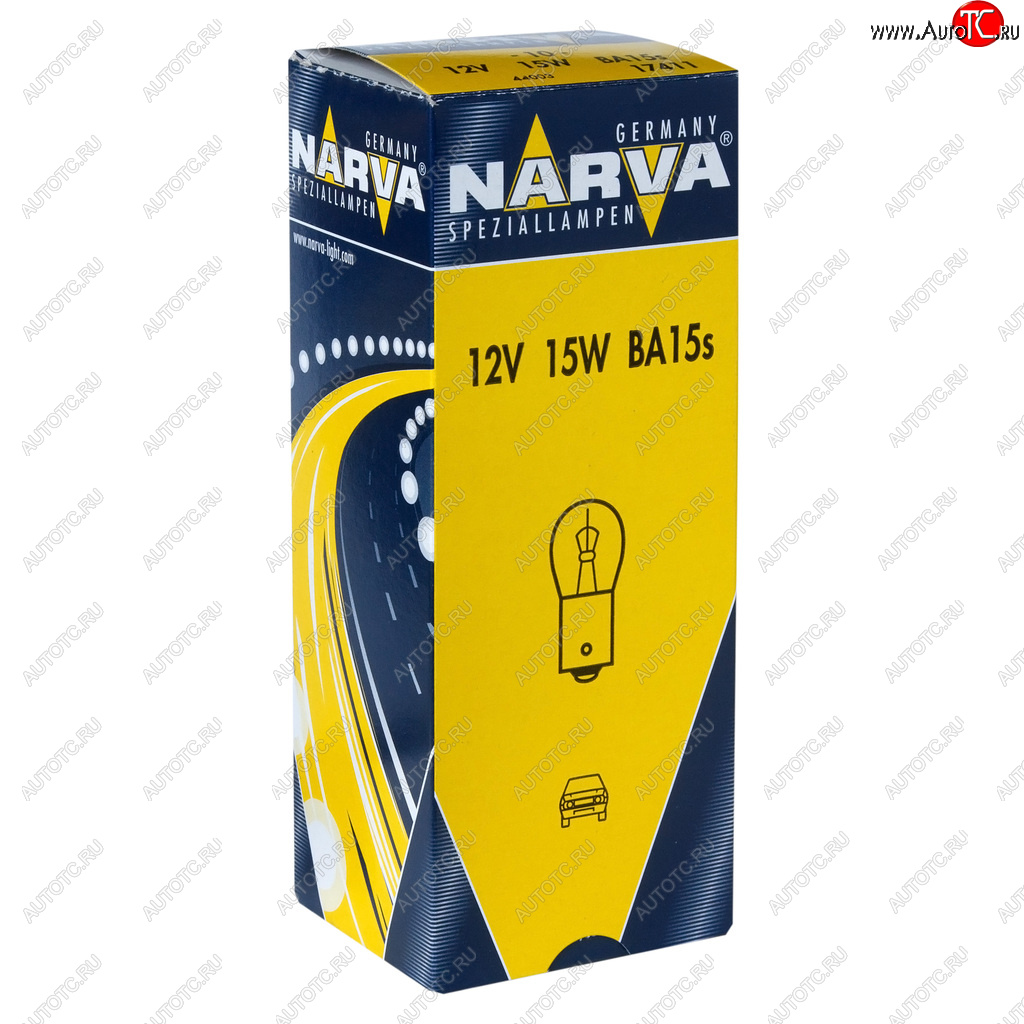 76 р. Лампа 12V R15W BA15s Stop P22 NARVA NARVA 174113000  с доставкой в г. Керчь