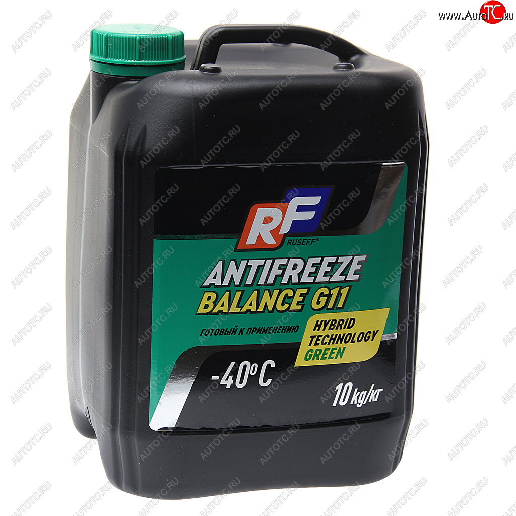 1 599 р. Антифриз зеленый -40C 10кг G11 RUSEF RUSEFF 17464n RUSEFF 17464n  с доставкой в г. Керчь