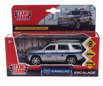 819 р. Модель автомобиля CADILLAC Escalade металлическая ТЕХНОПАРК ТЕХНОПАРК 176009176023176030 ТЕХНОПАРК 176009176023176030  с доставкой в г. Керчь. Увеличить фотографию 2