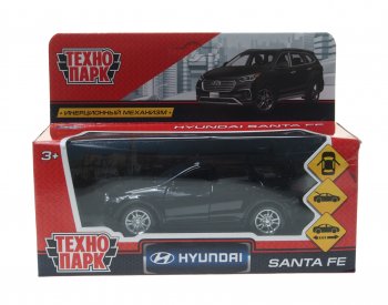 599 р. Модель автомобиля HYUNDAI Santa Fe металлическая ТЕХНОПАРК ТЕХНОПАРК 178256115589115411178249 ТЕХНОПАРК 178256115589115411178249  с доставкой в г. Керчь. Увеличить фотографию 2
