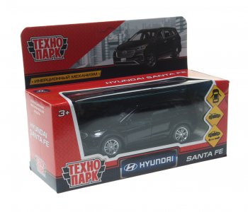 599 р. Модель автомобиля HYUNDAI Santa Fe металлическая ТЕХНОПАРК ТЕХНОПАРК 178256115589115411178249 ТЕХНОПАРК 178256115589115411178249  с доставкой в г. Керчь. Увеличить фотографию 1