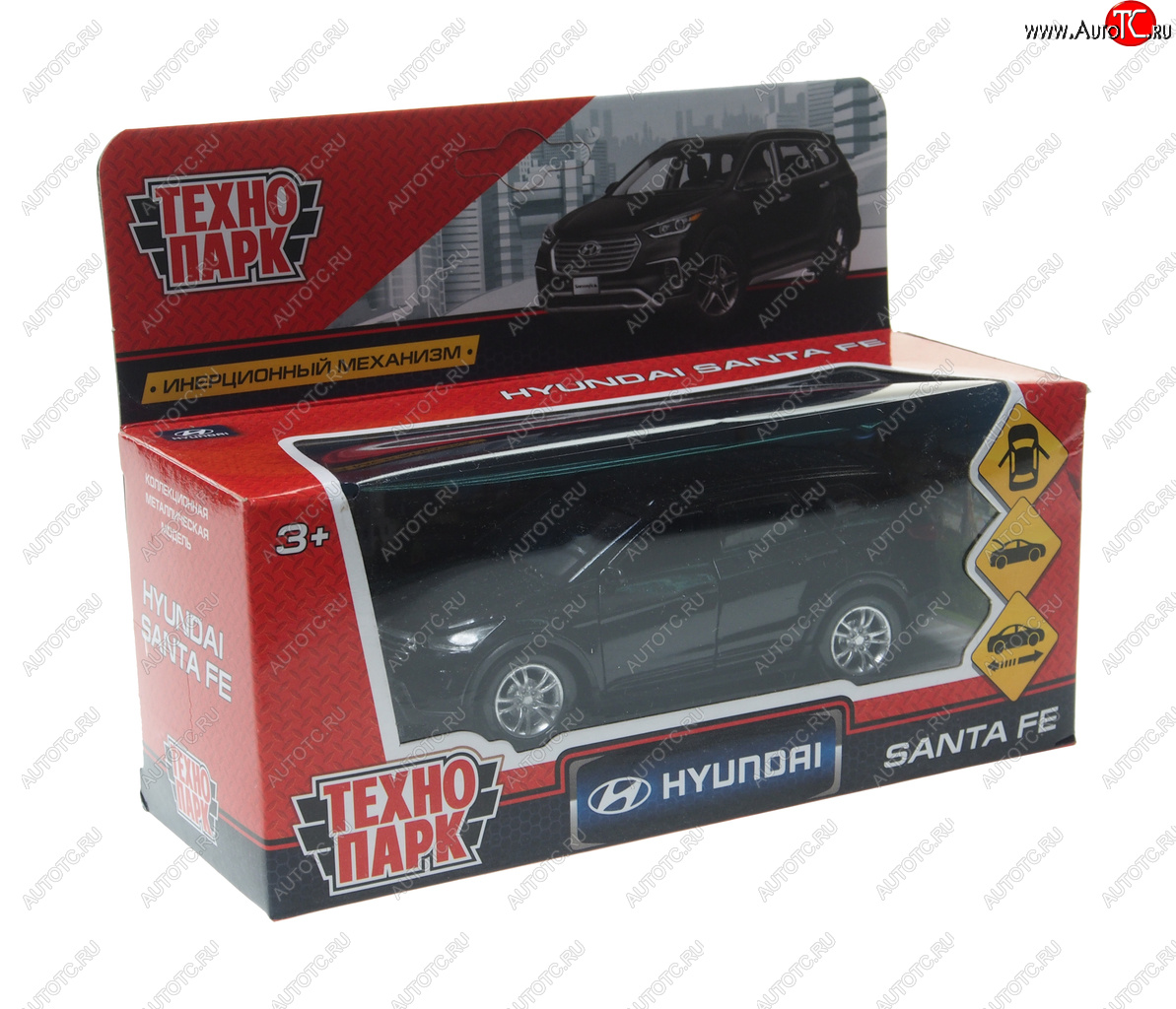599 р. Модель автомобиля HYUNDAI Santa Fe металлическая ТЕХНОПАРК ТЕХНОПАРК 178256115589115411178249 ТЕХНОПАРК 178256115589115411178249  с доставкой в г. Керчь