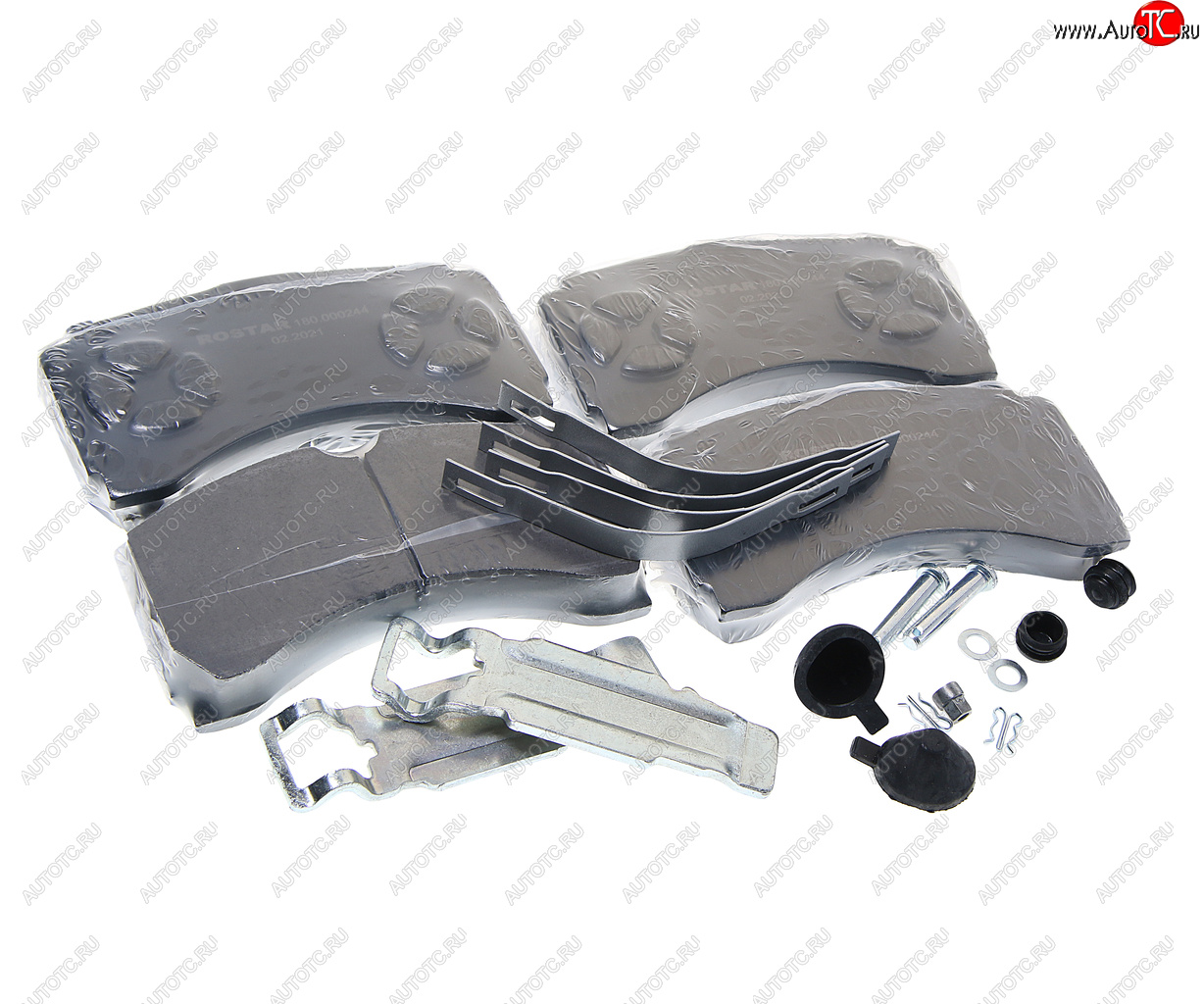 8 999 р. Колодки тормозные MERCEDES Actros дисковые (208x114x35) (4шт.) ROSTAR ROSTAR 180.000244  с доставкой в г. Керчь