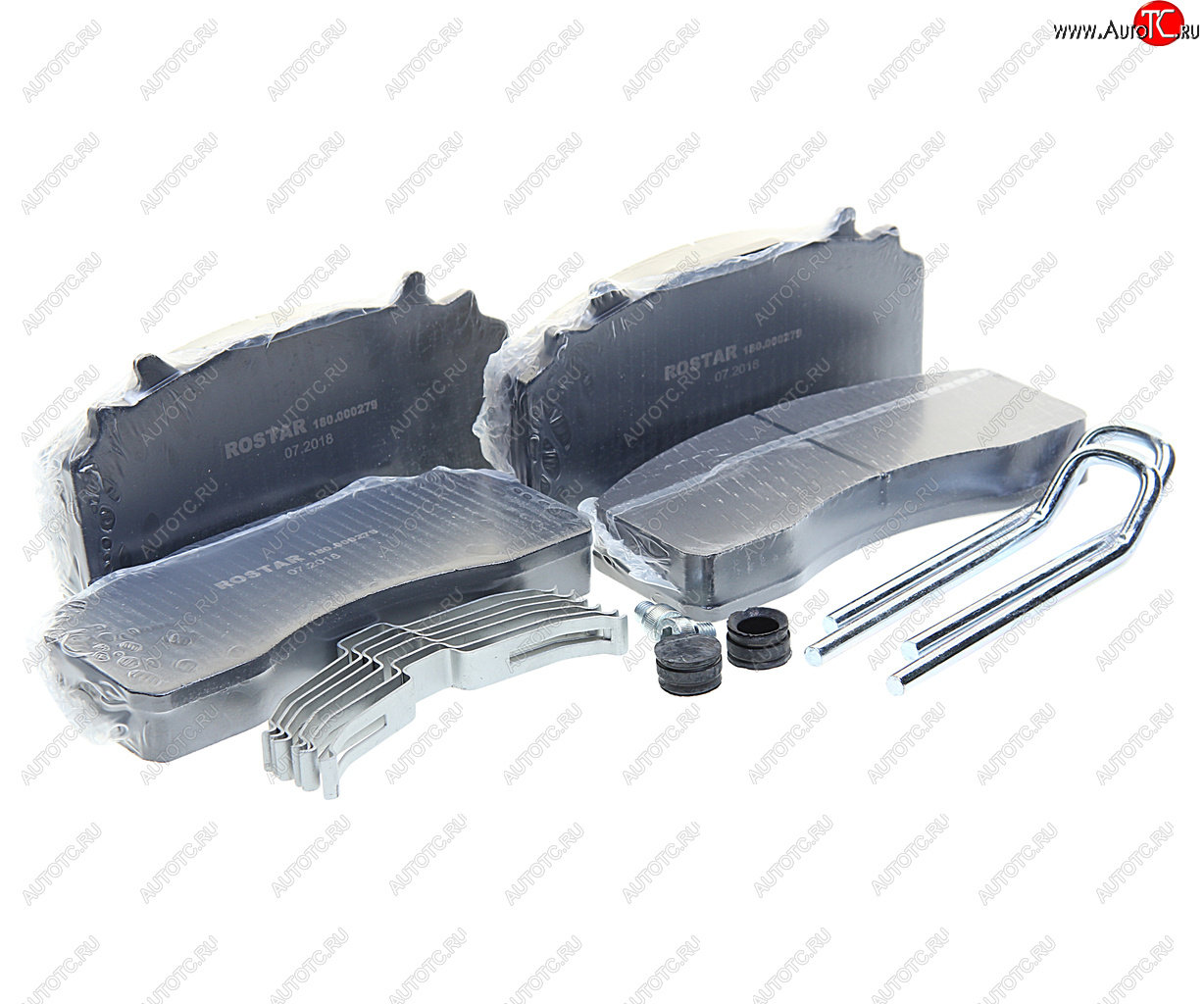 10 799 р. Колодки тормозные MAN TGS,TGX дисковые (4шт.) ROSTAR ROSTAR 180.000279  с доставкой в г. Керчь