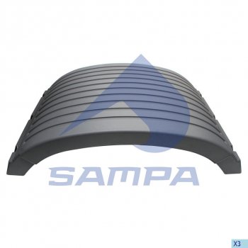 3 689 р. Крыло MERCEDES Actros заднее средняя часть SAMPA SAMPA 18100061  с доставкой в г. Керчь. Увеличить фотографию 1