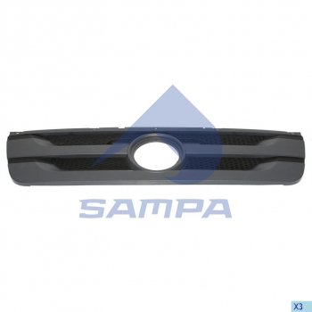5 999 р. Решетка радиатора MERCEDES Actros MP2,MP3 SAMPA SAMPA 18100469  с доставкой в г. Керчь. Увеличить фотографию 1