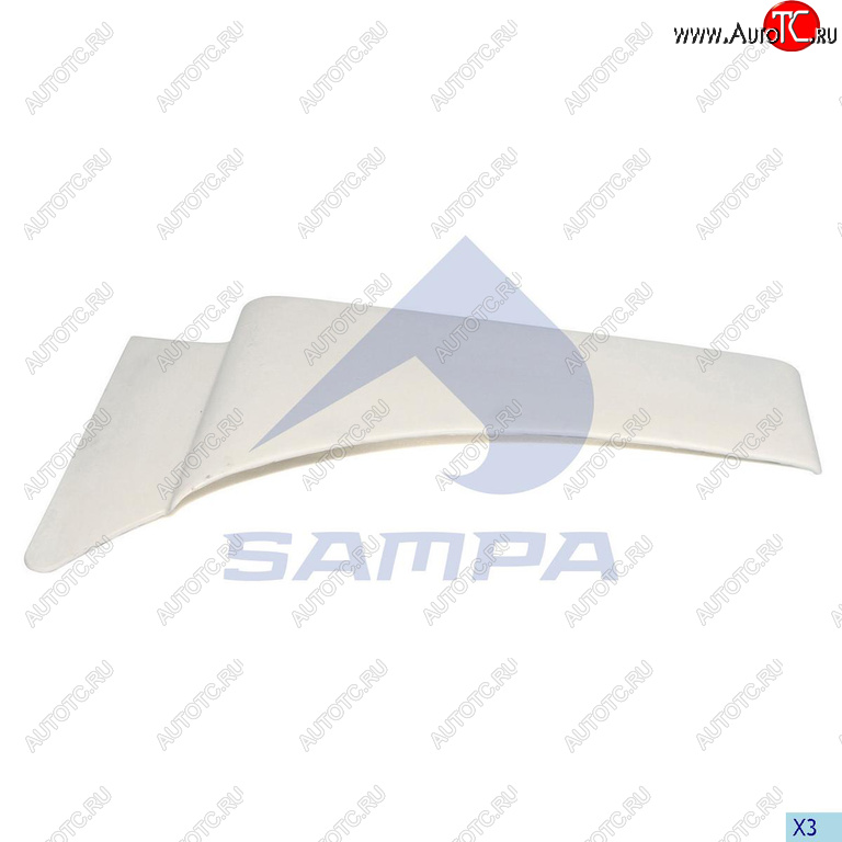 2 849 р. Накладка MAN крыла переднего левого SAMPA SAMPA 18200052  с доставкой в г. Керчь