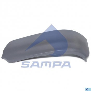 779 р. Панель MAN TGA LX угловая бампера левая нижняя SAMPA SAMPA 18200057  с доставкой в г. Керчь. Увеличить фотографию 1