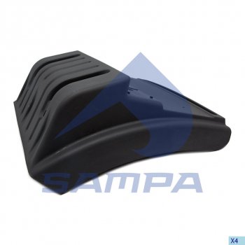 2 099 р. Крыло MAN TGA заднее левое задняя часть (680мм) SAMPA SAMPA 18200068  с доставкой в г. Керчь. Увеличить фотографию 1