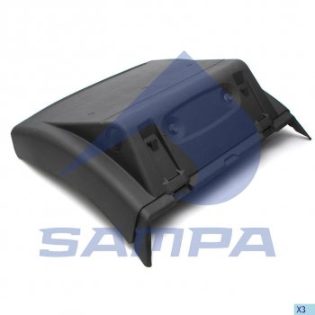 3 499 р. Крыло MAN TGX заднее передняя часть (690мм) SAMPA SAMPA 18200212  с доставкой в г. Керчь. Увеличить фотографию 1