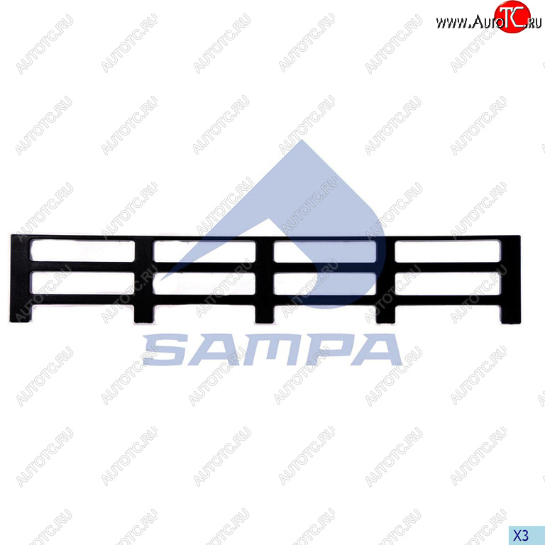 679 р. Решетка радиатора VOLVO FH,FM облицовки нижняя SAMPA SAMPA 18300009  с доставкой в г. Керчь