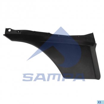 4 999 р. Накладка VOLVO FH12 2V двери нижняя правая SAMPA SAMPA 18300030  с доставкой в г. Керчь. Увеличить фотографию 1