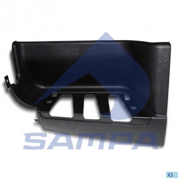 1 089 р. Панель VOLVO FH ступени отделочная левая SAMPA SAMPA 18300033  с доставкой в г. Керчь. Увеличить фотографию 1