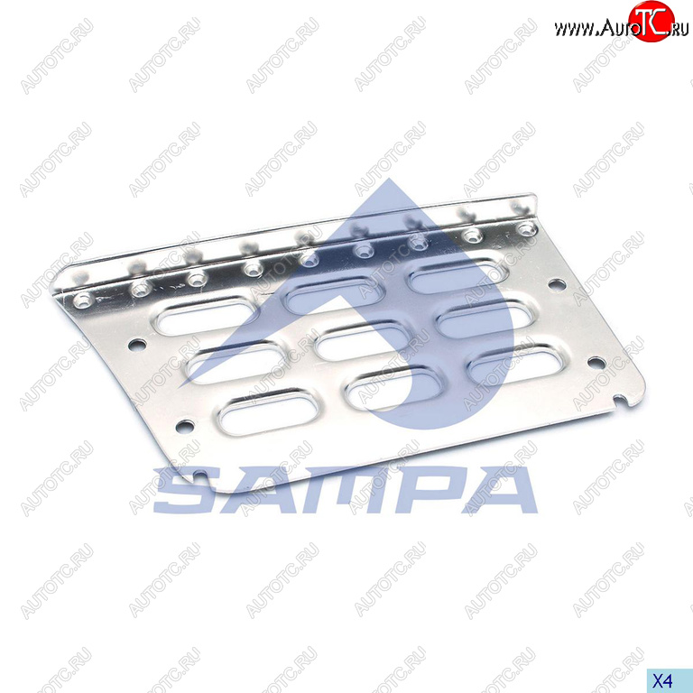 1 169 р. Подножка VOLVO FH,FM правая (металлическая ступень) SAMPA SAMPA 18300037  с доставкой в г. Керчь