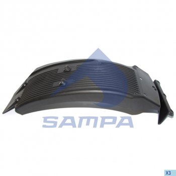 1 799 р. Подкрылок VOLVO FH кабины передний правый SAMPA SAMPA 18300043  с доставкой в г. Керчь. Увеличить фотографию 1