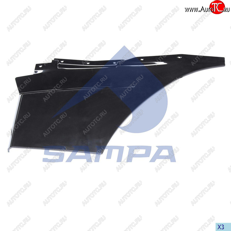 3 199 р. Накладка VOLVO FH 1V двери нижняя левая SAMPA SAMPA 18300090  с доставкой в г. Керчь