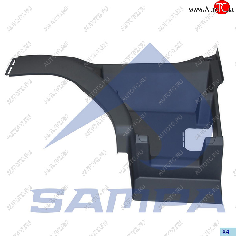 4 899 р. Панель VOLVO FH подножки ступени правой SAMPA SAMPA 18300093  с доставкой в г. Керчь