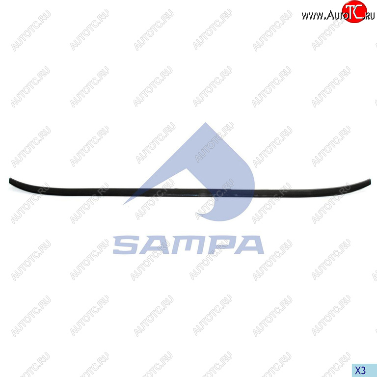 1 369 р. Молдинг VOLVO FH 3 version козырька солнцезащитного SAMPA SAMPA 18300458  с доставкой в г. Керчь