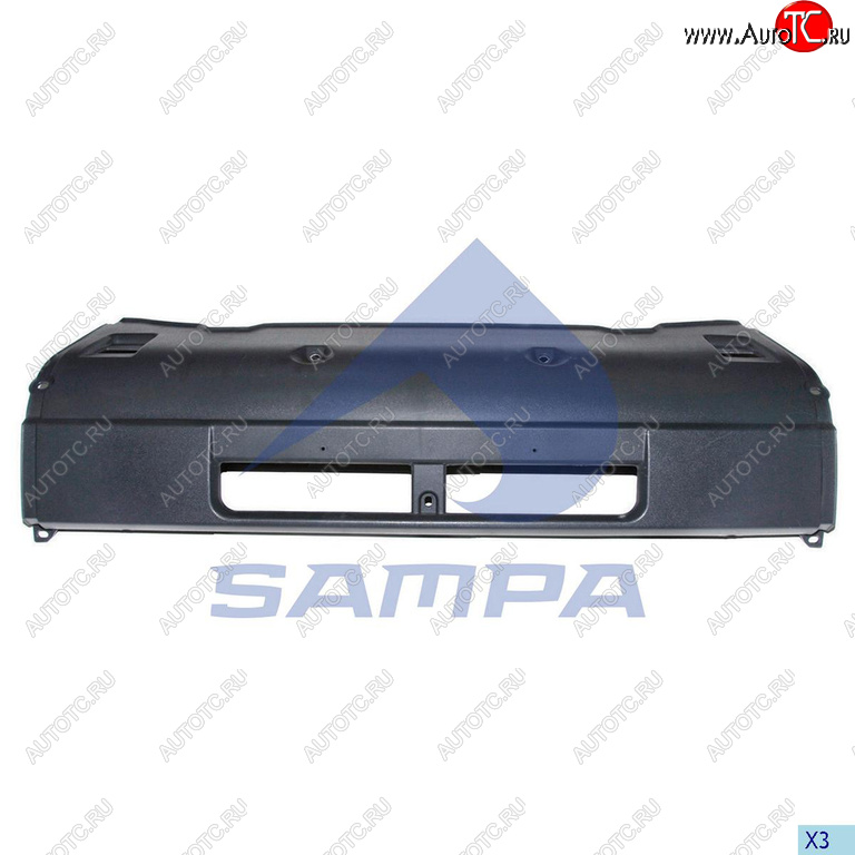 3 099 р. Бампер SCANIA 114,124,144,R series центральная часть SAMPA SAMPA 18400010  с доставкой в г. Керчь