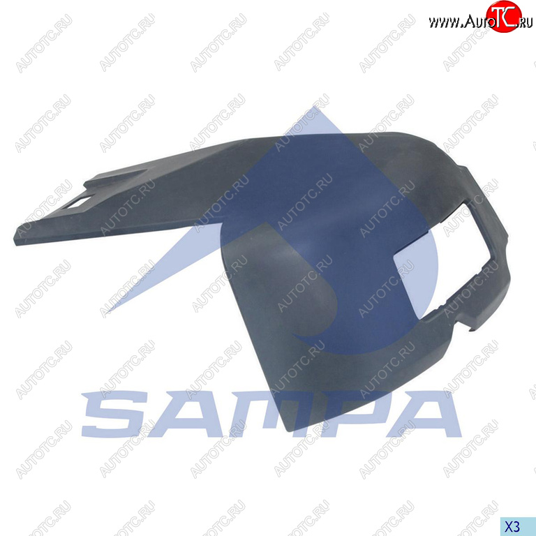 3 299 р. Бампер SCANIA 114,124,144,R series левая часть SAMPA SAMPA 18400011  с доставкой в г. Керчь