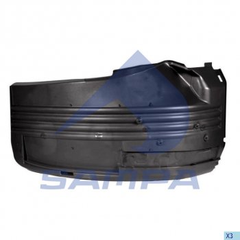 3 999 р. Подкрылок SCANIA R114,124,144 series кабины передний левый,задний правый SAMPA SAMPA 18400027  с доставкой в г. Керчь. Увеличить фотографию 1