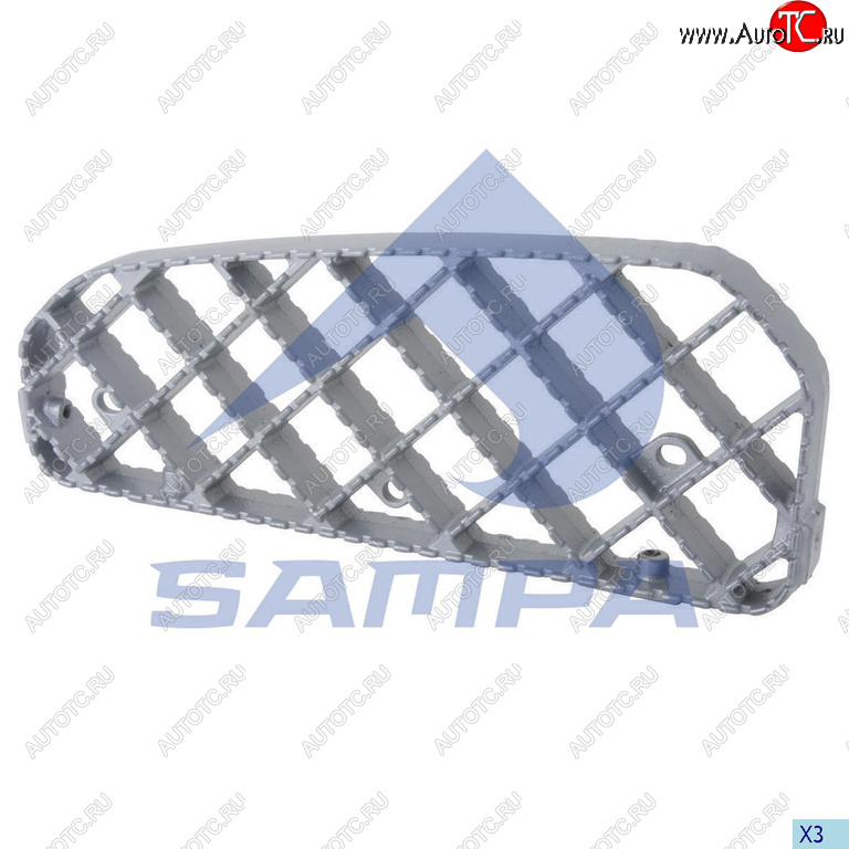 1 339 р. Подножка SCANIA P,R series нижняя металлическая (кабина CP,CR) SAMPA SAMPA 18400098 SAMPA 18400098  с доставкой в г. Керчь